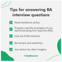 Ra questions to ask residents