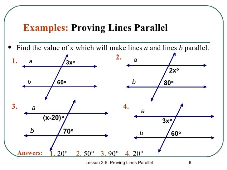 Practice 3-2 proving lines parallel